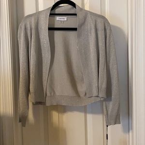 Calvin Klein Silver Shrug New Sz L